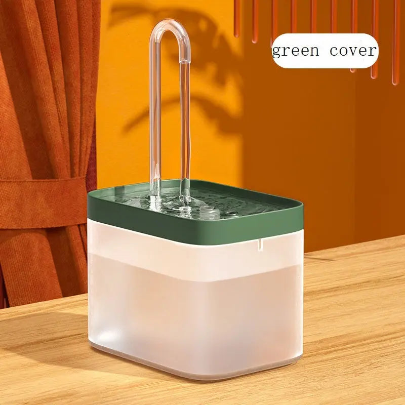 Automatic Cat Water Fountain Auto Filter USB Electric Mute Cat Drinker Bowl 1.5L Recirculate Filtring Drinker For Cats Pet Water Dispenser - MaJuah