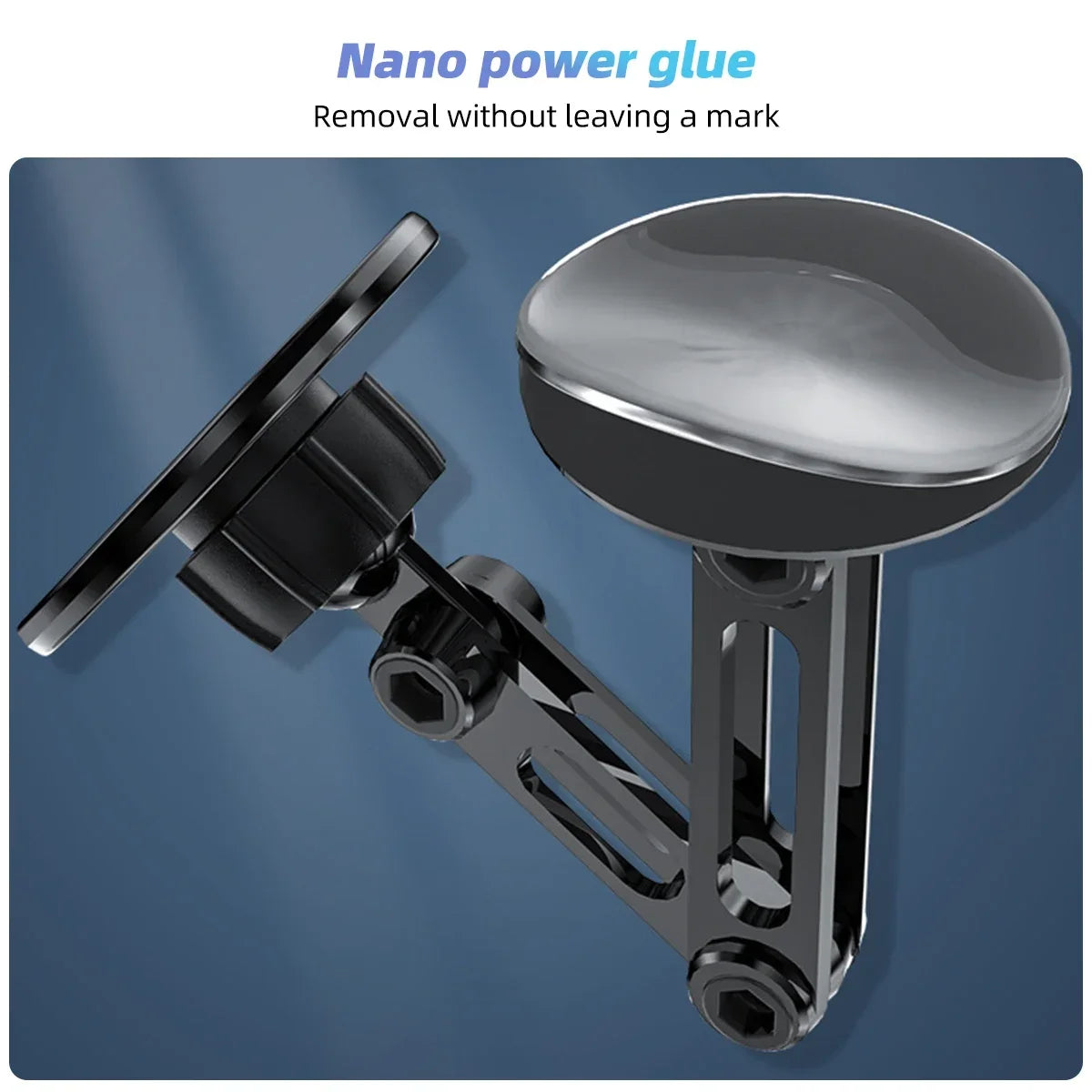 720 Rotate Metal Magnetic Car Phone Holder Foldable Magsafe Phone Stand Air Vent Magnet Mount GPS Support For All Phones