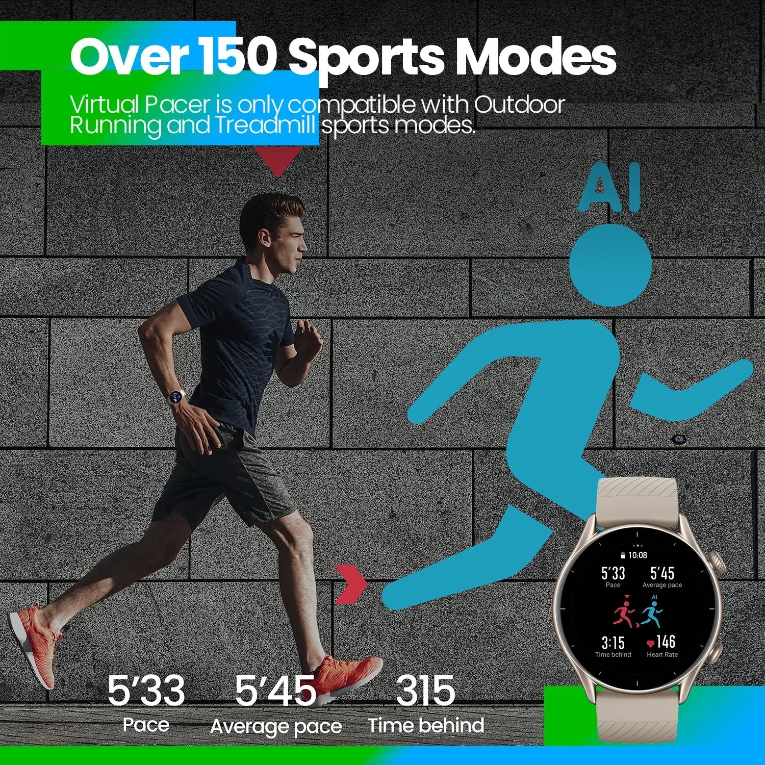 New Amazfit GTR 3 GTR3 GTR-3 Smartwatch Classic Navigation Crown Alexa Built-in Smart Watch 21 Day Battery Life for Android iOS - MaJuah