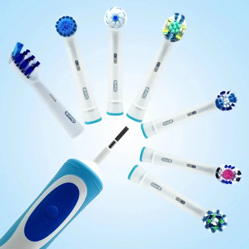 Oral B Electric Toothbrush Adult Rotation Clean Teeth Charging Tooth Brush 3D Whiten Teeth Oral Care Brush With Gift Brush Heads - MaJuah