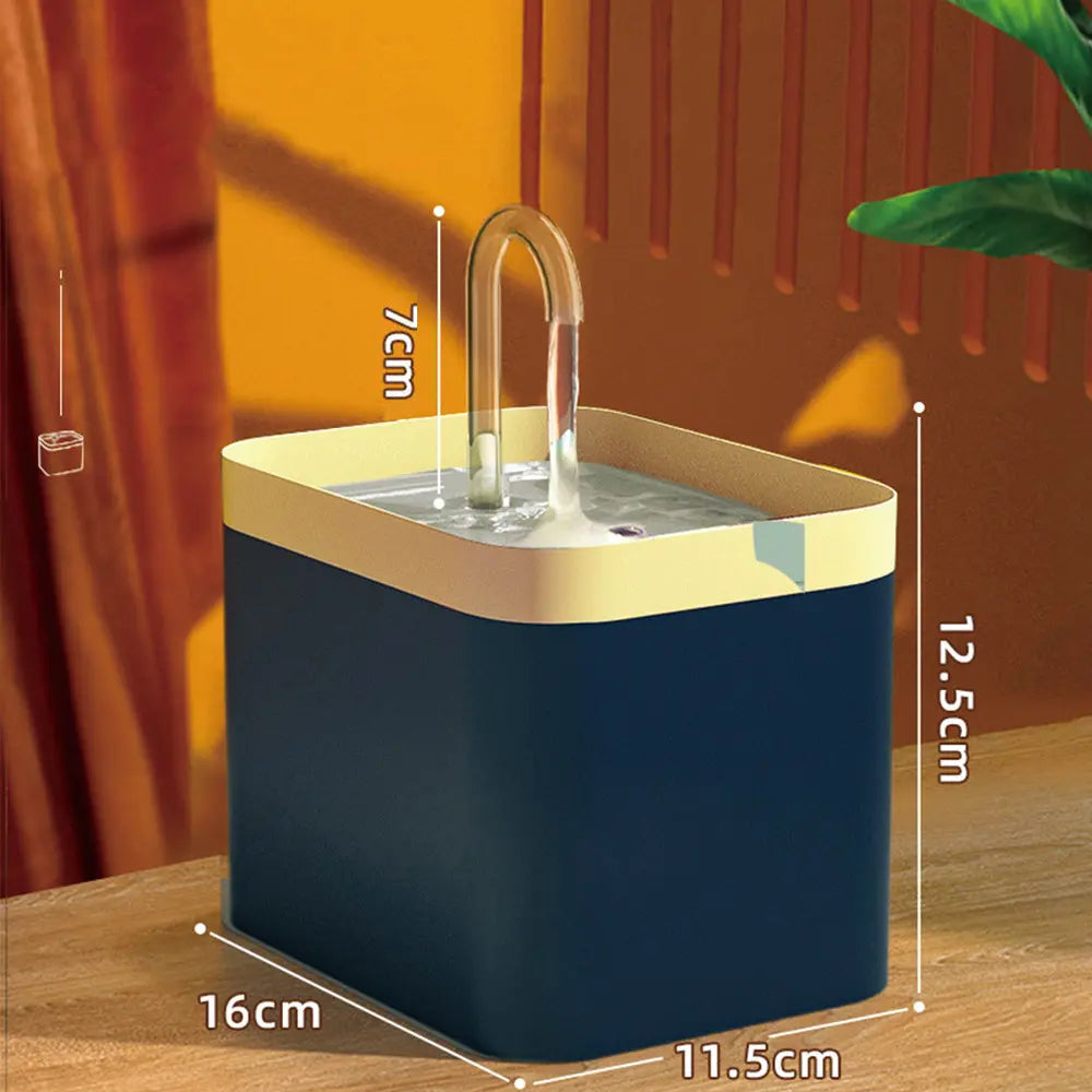 Automatic Cat Water Fountain Auto Filter USB Electric Mute Cat Drinker Bowl 1.5L Recirculate Filtring Drinker For Cats Pet Water Dispenser - MaJuah