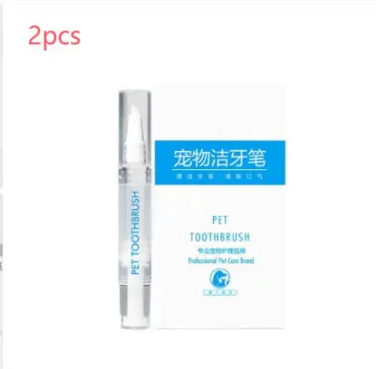 Pet Toothbrush Pen Teeth Cleaning Tools Breath Pet - MaJuah