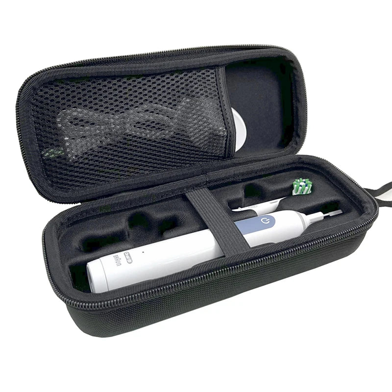 Nylon Hard Case For Oral B Pro 1000 2000 3000 3500 1500 Electric Toothbrush Organizer Storage Bag Travel Protective Pocket Mesh