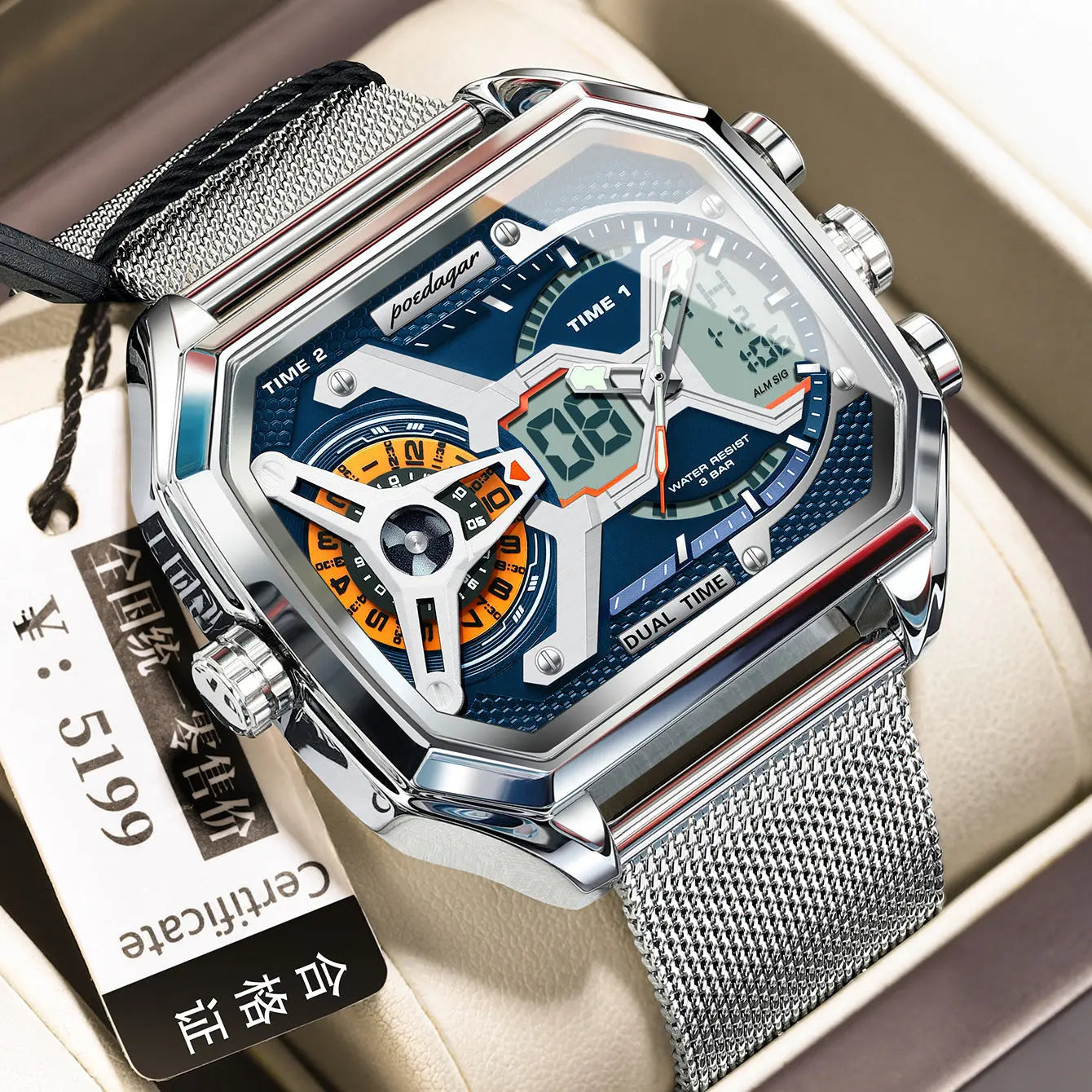 Multifunctional Waterproof Luminous New Men's Watch - MaJuah