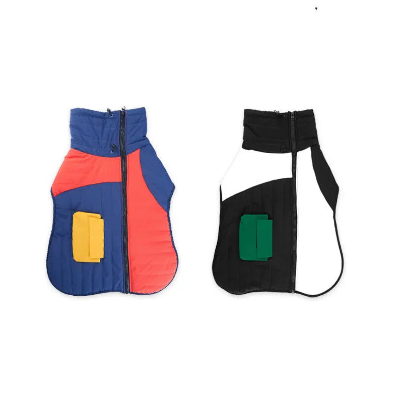 Pet Dog Clothes Winter Thickened Warm Dog Padded Winter Coat - MaJuah