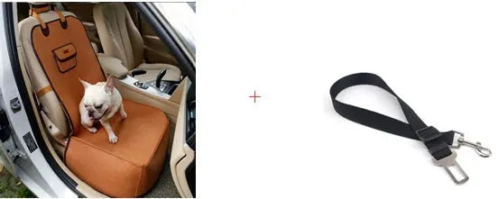 Retro Dual-purpose Pet Car Mat Front Seat Cushion - MaJuah