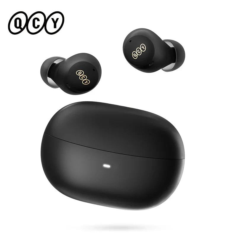 QCY HT07 ANC Wireless Earphones 40dB Noise Cancelling TWS Earbuds 6 Mic AI HD Call Bluetooth 5.2 HiFi Headphone 32H Playback, Ships From - CHINA