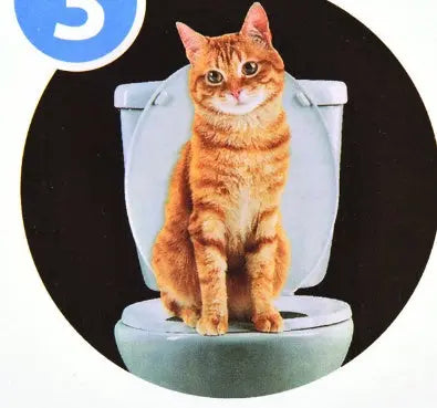 Pet Toilet Trainer cats Cleaning Training Toilet Supplies with Toilet Seat Lighting - MaJuah