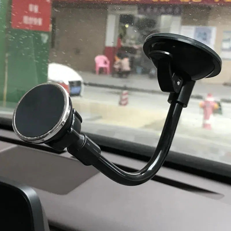 360° Magnetic Car Phone Holder For iPhone 11 Pro Xs Max 12 13 Suction Cup Magnet Car Window Mount Cell Mobile Phone Holder Stand - MaJuah