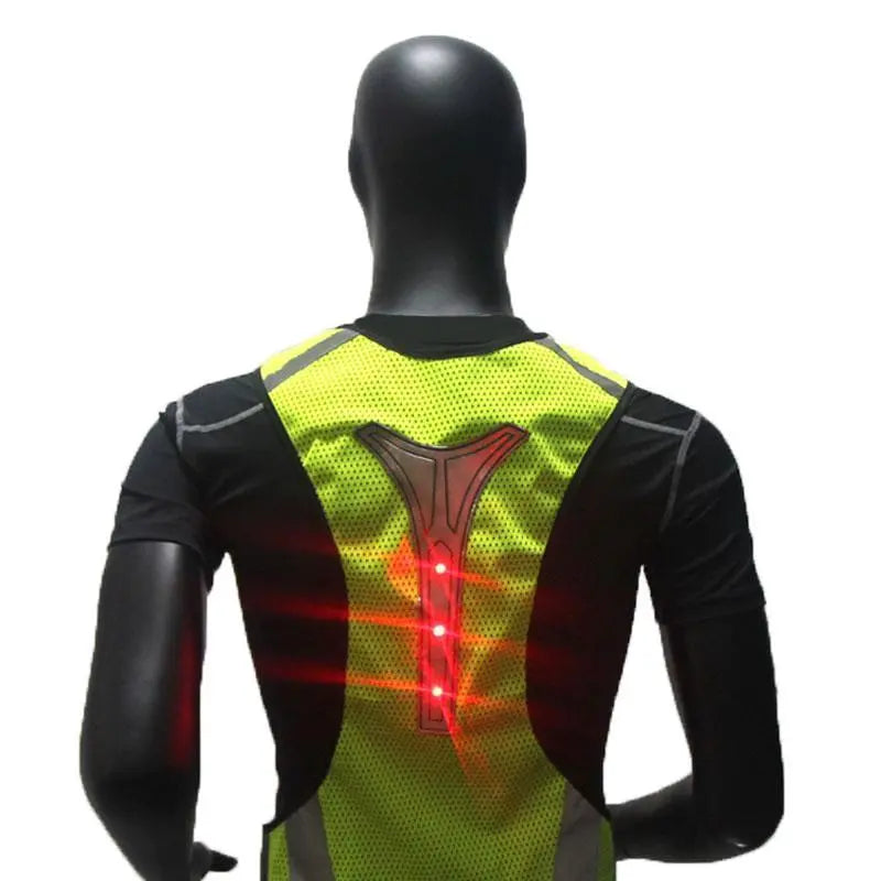 Fluorescent vest LED light reflective vest - MaJuah