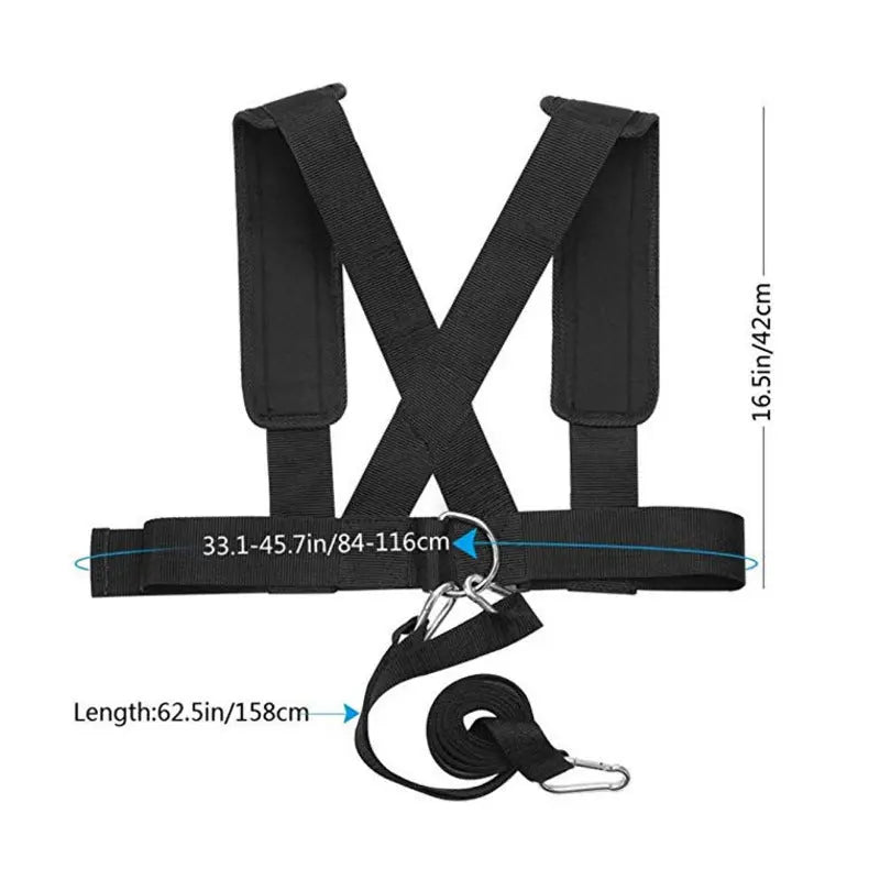 Weight-bearing running equipment harness - MaJuah
