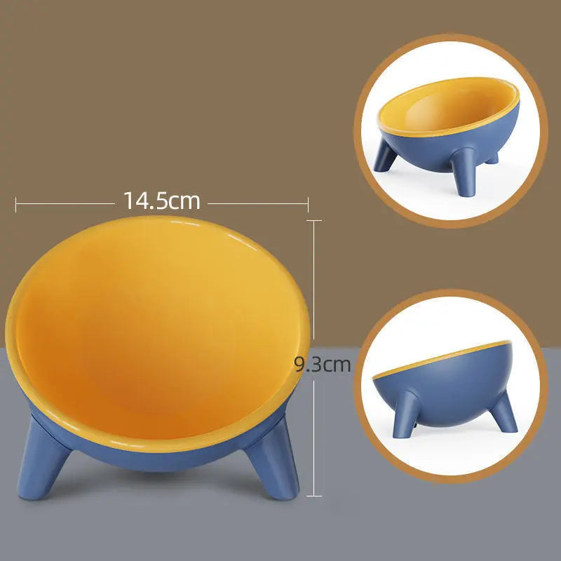 Cat Dog Bowl With Stand Pet Feeding Food Bowls Dogs Bunny Rabbit Nordic Color Feeder Product Supplies Pet Accessories - MaJuah