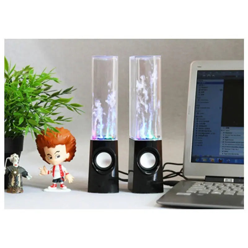 Wireless Dancing Water Speaker LED Light Fountain Speaker Home Party - MaJuah