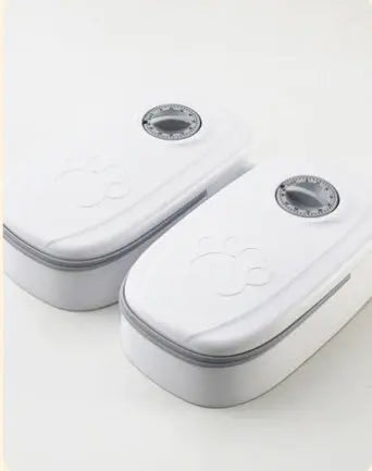 Automatic Pet Feeder Smart Food Dispenser For Cats Dogs Timer Stainless Steel Bowl Auto Dog Cat Pet Feeding Pets Supplies - MaJuah