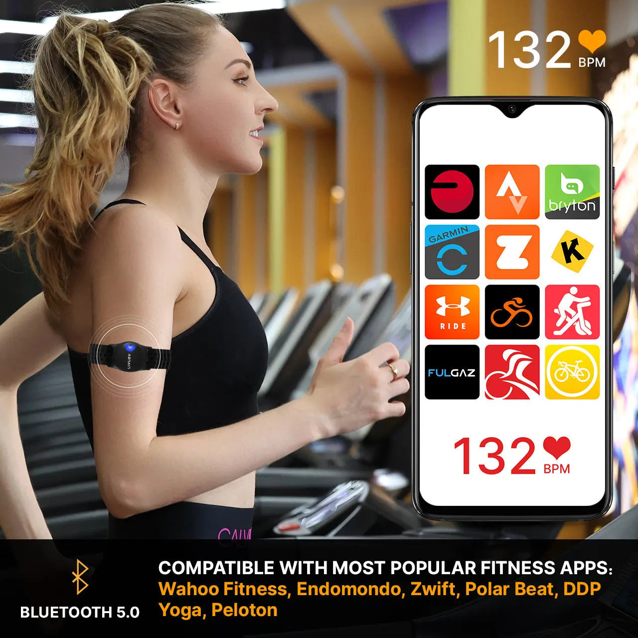 Marathon Running Outdoor Fitness Exercise Heart Rate Monitor - MaJuah