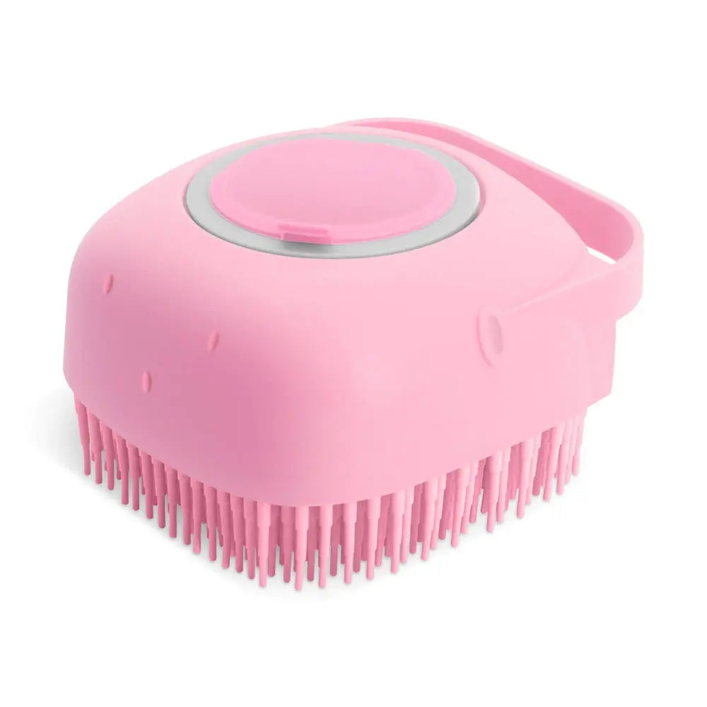 Pet Dog Shampoo Massager Brush Cat Massage Comb Grooming Scrubber Shower Brush For Bathing Short Hair Soft Silicone Brushes - MaJuah
