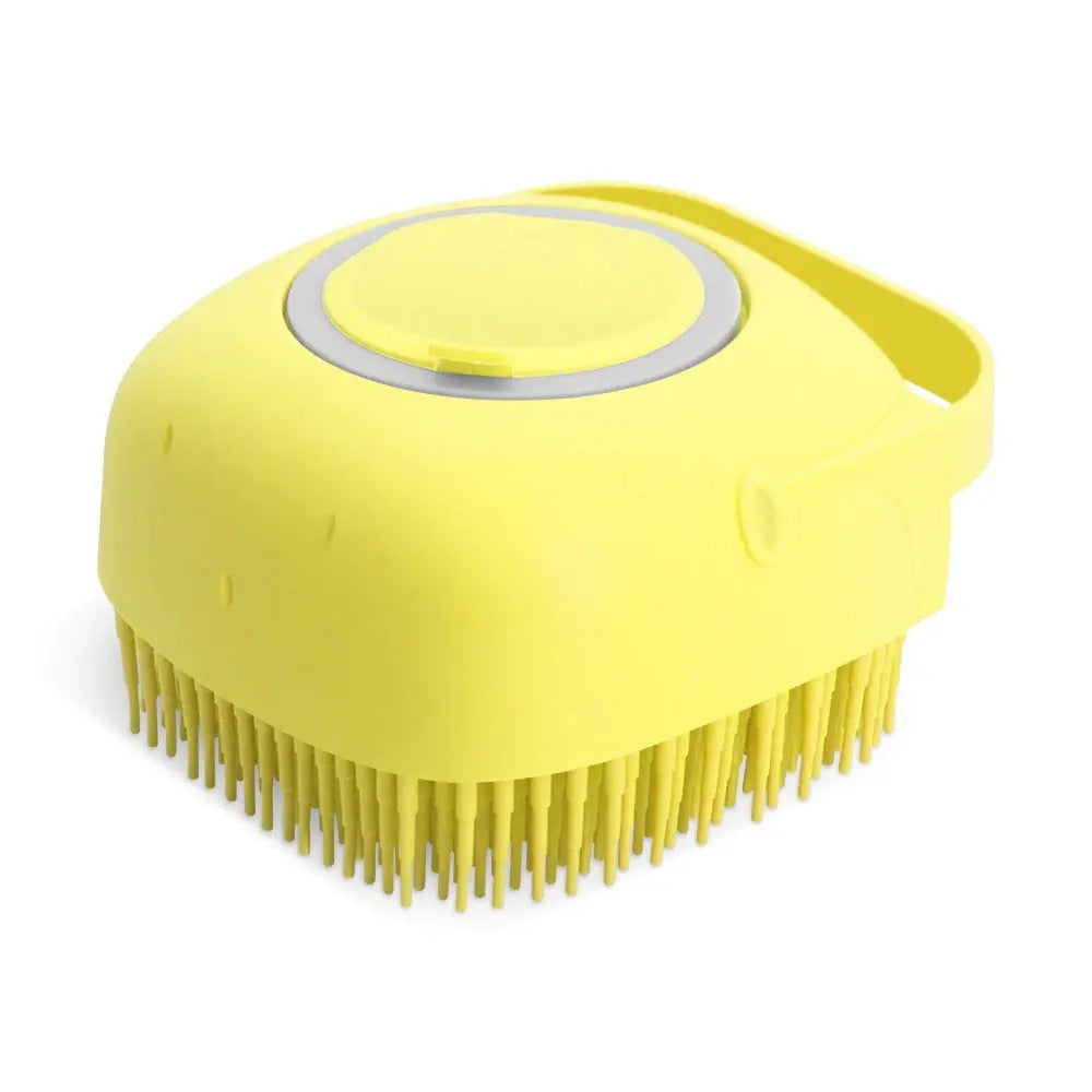 Pet Dog Shampoo Massager Brush Cat Massage Comb Grooming Scrubber Shower Brush For Bathing Short Hair Soft Silicone Brushes - MaJuah