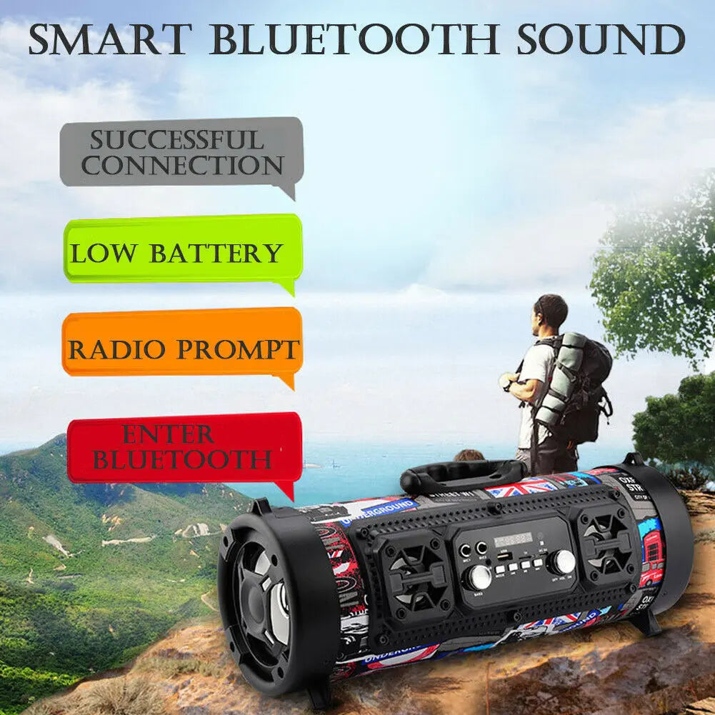 High-power Portable Waterproof Wireless Bluetooth Speaker - MaJuah