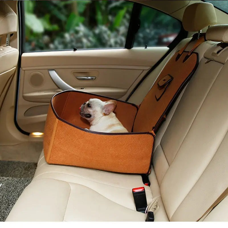 Retro Dual-purpose Pet Car Mat Front Seat Cushion - MaJuah