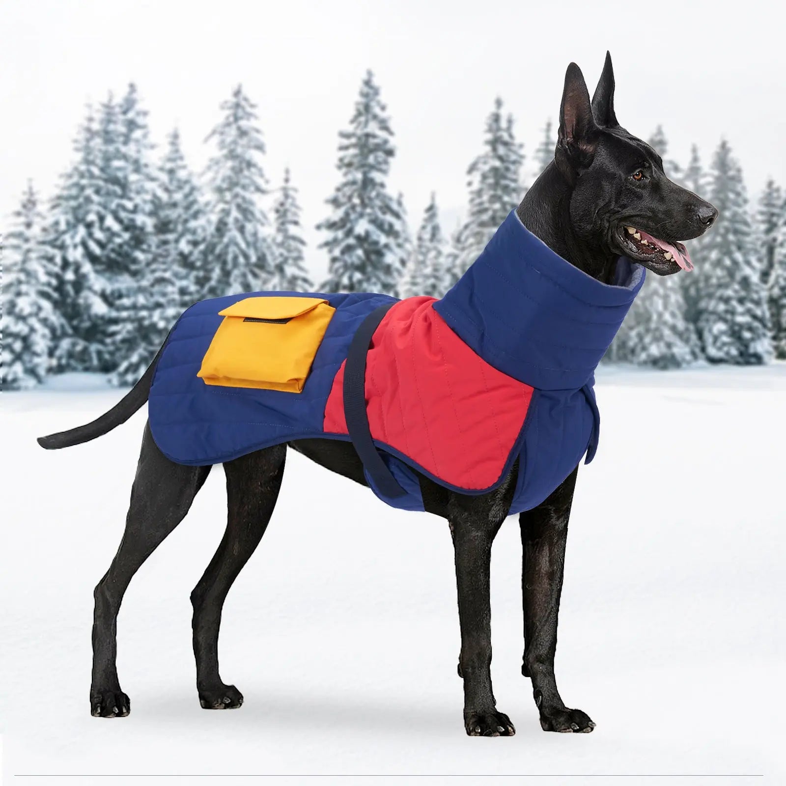 Pet Dog Clothes Winter Thickened Warm Dog Padded Winter Coat - MaJuah