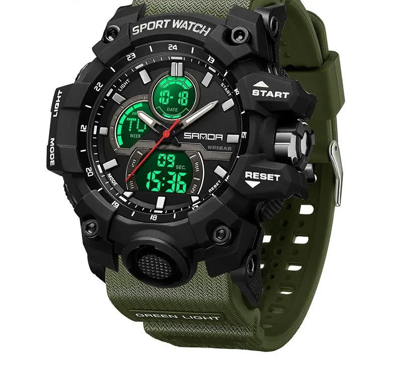 Dried Shrimp Cool Personality Student Fashion Sports Waterproof Electronic Watch - MaJuah