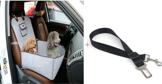 Retro Dual-purpose Pet Car Mat Front Seat Cushion - MaJuah