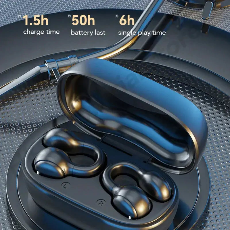 High Quality Bone Conduction Wireless Headphones Bluetooth Gaming Headsets Noise Canceling Sport Earphones for xiaomi iphone, Ships From - CHINA - MaJuah
