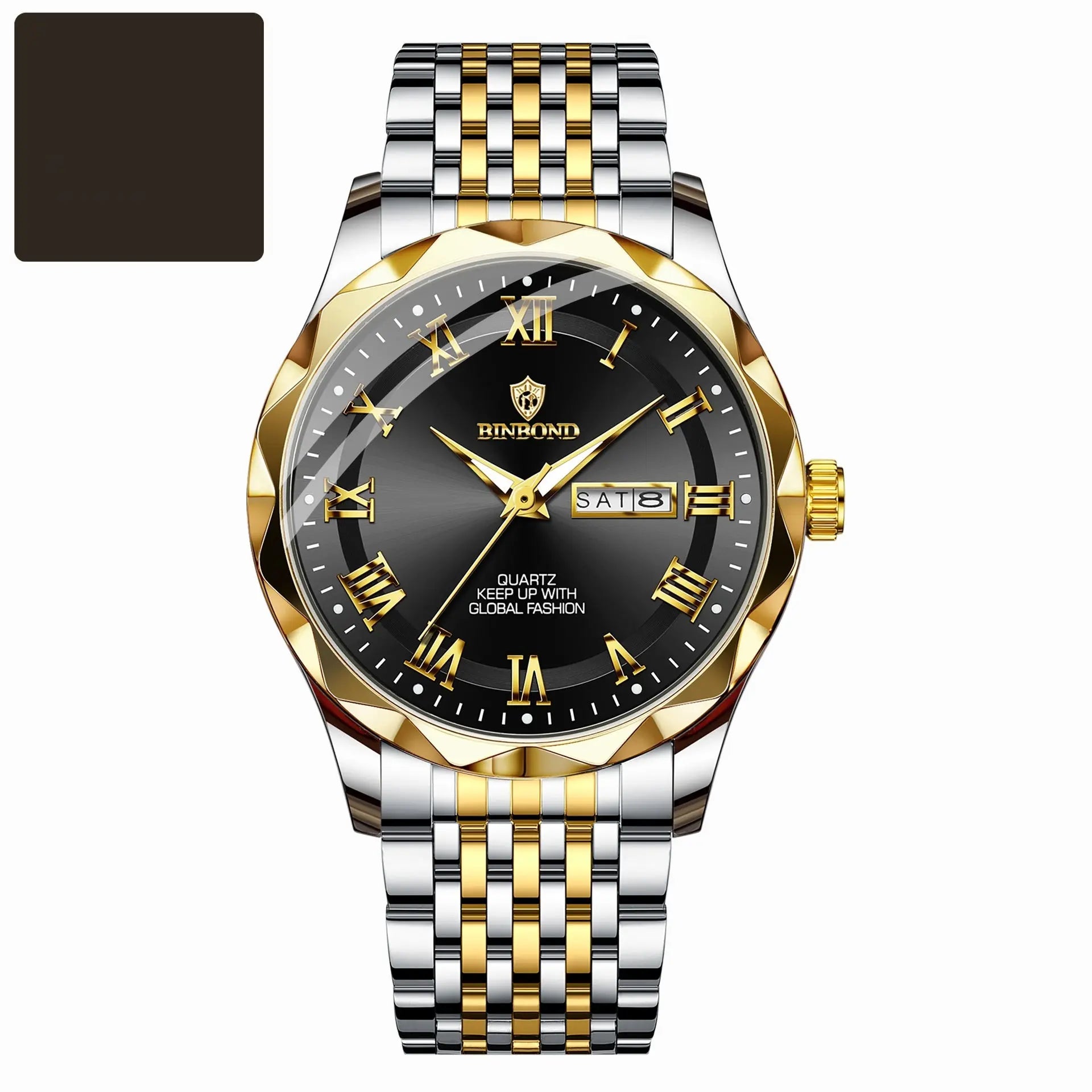 Fashion Double Calendar Quartz Watch Waterproof Men's Watch - MaJuah
