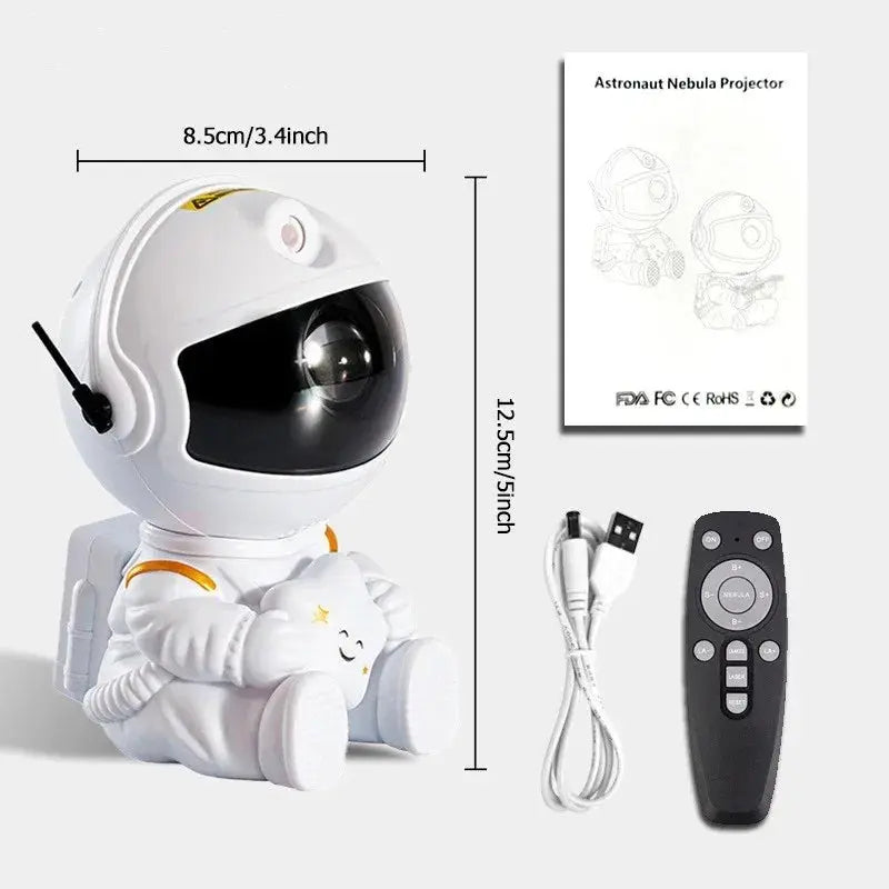 Galaxy Star Projector LED Night Light Starry Sky Astronaut Porjectors Lamp For Decoration Bedroom Home Decorative - MaJuah