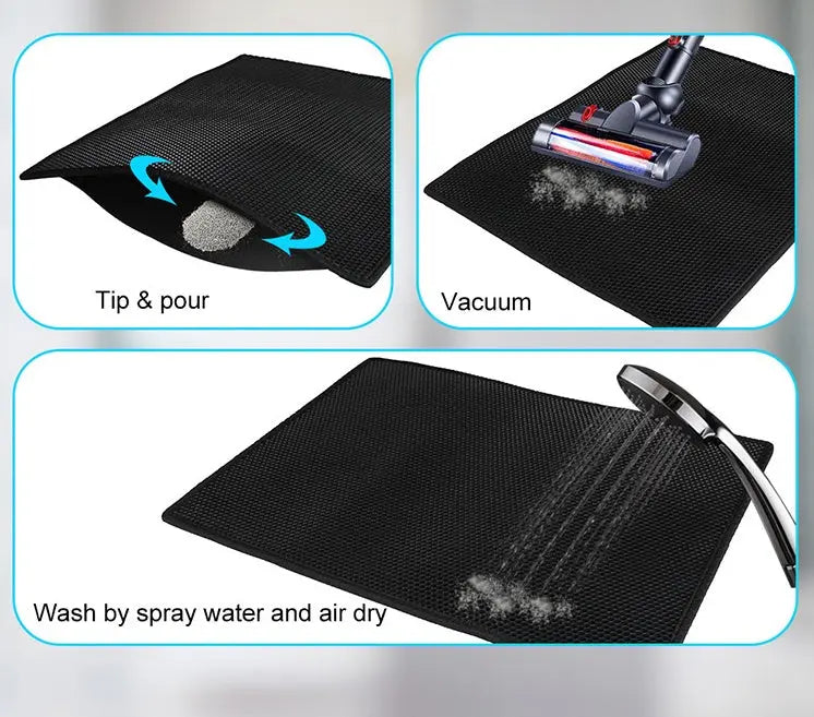 Cat Litter Pad Honeycomb Cat Pad Waterproof Urine Proof Pad Pet Supplies - MaJuah