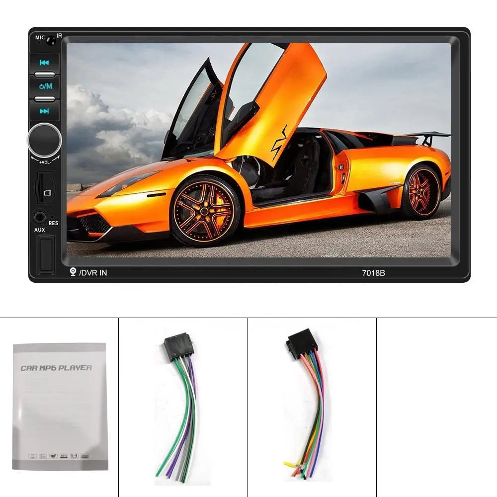 Car Stereo Autoradio 7-inch Touch Screen Radio - MaJuah