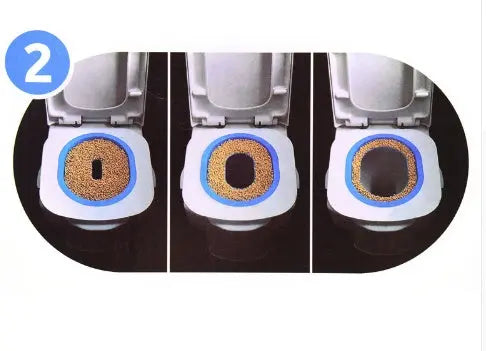 Pet Toilet Trainer cats Cleaning Training Toilet Supplies with Toilet Seat Lighting - MaJuah