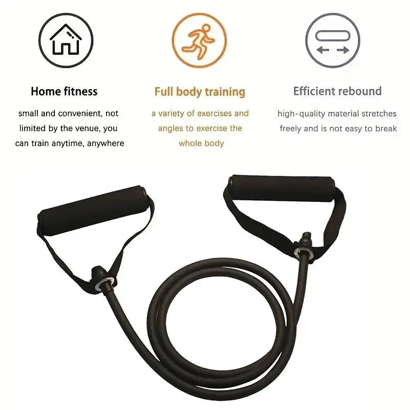 Resistance Exercise Bands With Handles For Men and Women, Home Strength Training Equipment - MaJuah