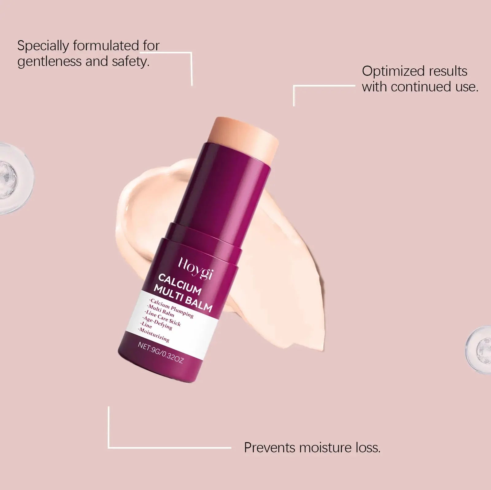 Calcium Multi Balm Stick – Firming, Hydrating & Smoothing Face Balm for Tightening & Daily Skincare Jo Beauty Flagship Store
