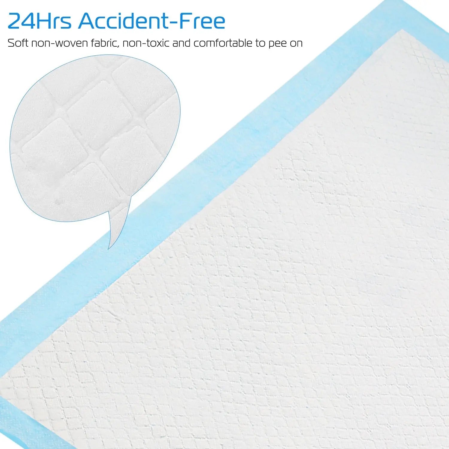 50Pcs Per Set Dog Training Pads Puppy Pee Pads Cat Wee Mats Potty-Train 24in X 18in M - MaJuah