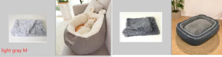 Pet Dog Bed Warming Soft Sleeping Bag Cushion Puppy Kennel - MaJuah