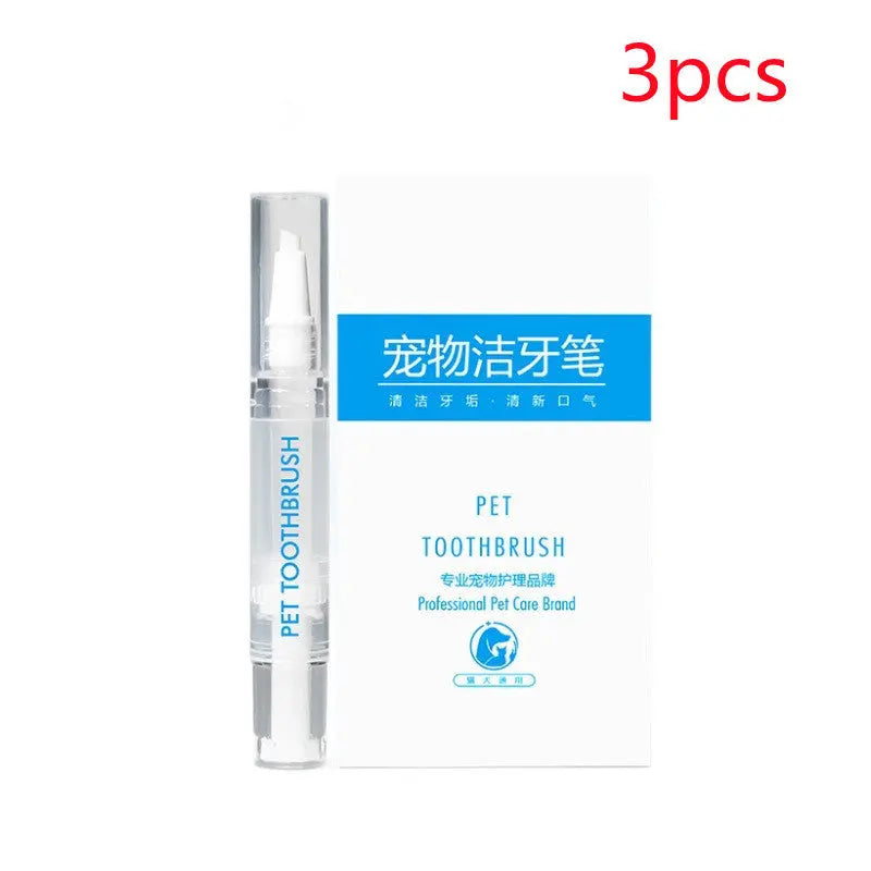 Pet Toothbrush Pen Teeth Cleaning Tools Breath Pet - MaJuah