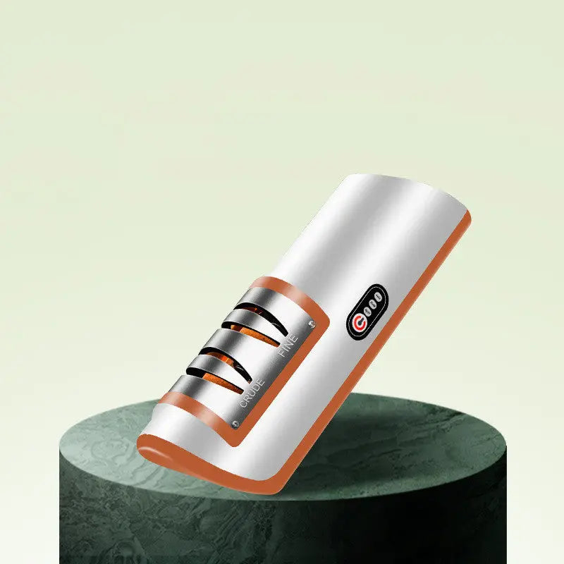 USB Rechargeable Electric Knife Sharpener Automatic Adjustable Kitchen Tool For Fast Sharpening Knives Scissors And Grinders Gadgets - MaJuah