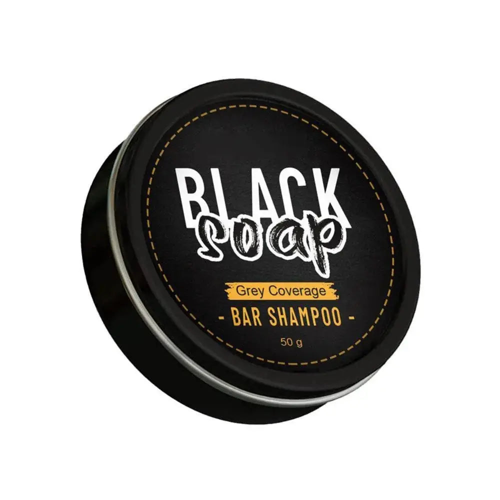 Hair Darkening Shampoo Bar Soap Anti Dandruff Deep Beautiful Black Cleansing Nourishment Hair Improve Gray White Men - MaJuah
