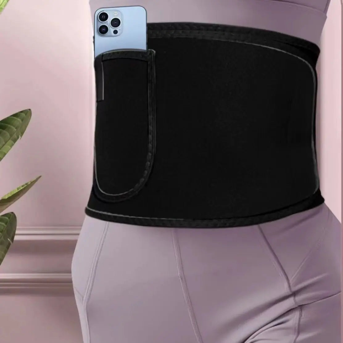 Violently Sweat Waistband Exercise Fitness Belly Contracting Weight Loss Waist Support Trainer - MaJuah