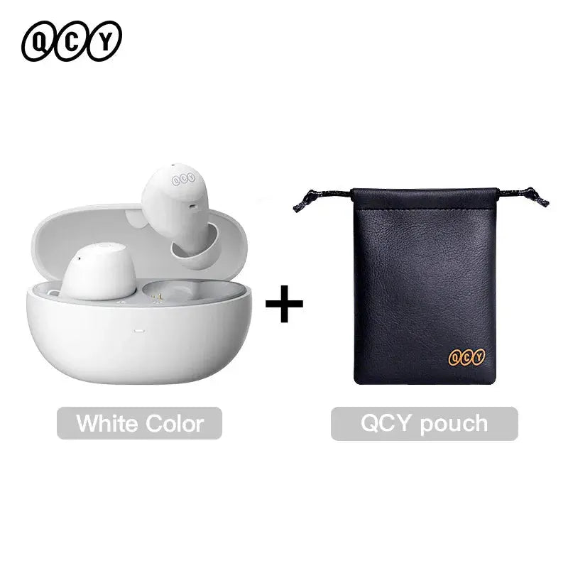 QCY HT07 ANC Wireless Earphones 40dB Noise Cancelling TWS Earbuds 6 Mic AI HD Call Bluetooth 5.2 HiFi Headphone 32H Playback, Ships From - spain - MaJuah