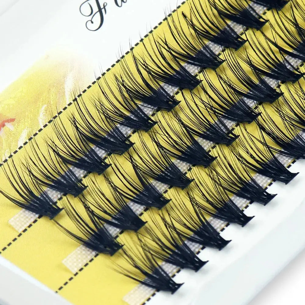 20D/30D Mink Eyelashes 1 Box/60 Bundles Natural Eyelash extension 3D Russia Individual Eyelash Cluster Makeup Tools Lashes Cilia - MaJuah