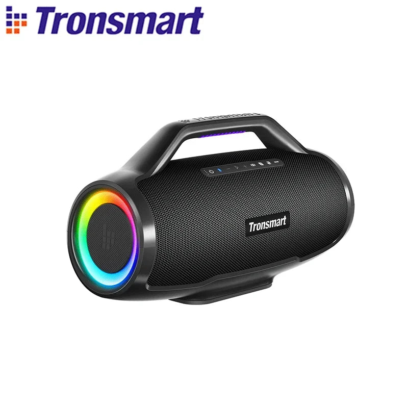 Tronsmart Bang Max Speaker 130W Party Speaker with 3 Way Sound System, Sync Up 100+ Speakers, APP Control, Guitar/Mic Input