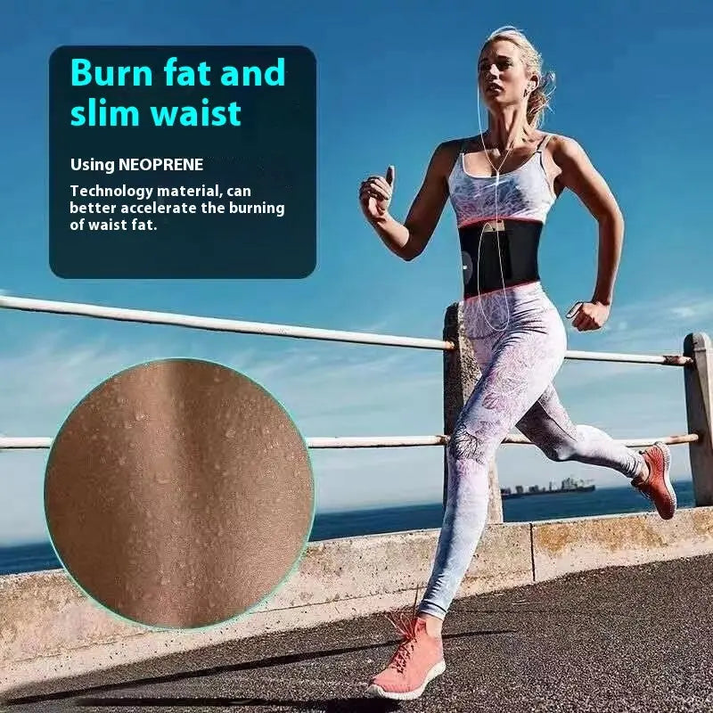 Violently Sweat Waistband Exercise Fitness Belly Contracting Weight Loss Waist Support Trainer - MaJuah