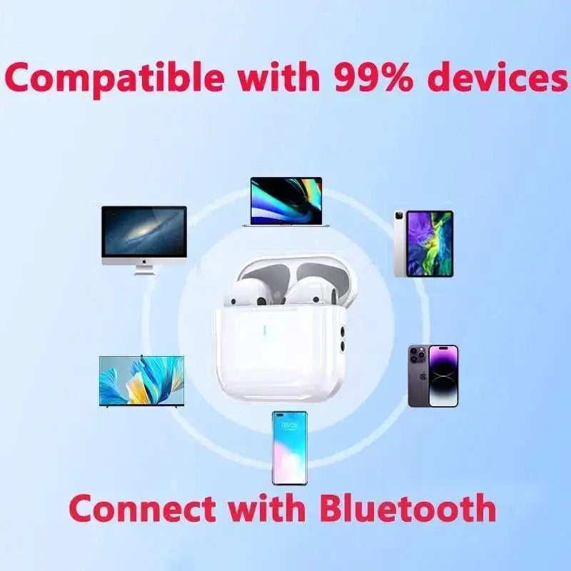 Original Air pro bluetooth earphones Bluetooth 5.3 auriculares Earbuds Gaming Headset For iPhone Apple Xiaomi Android phone - MaJuah