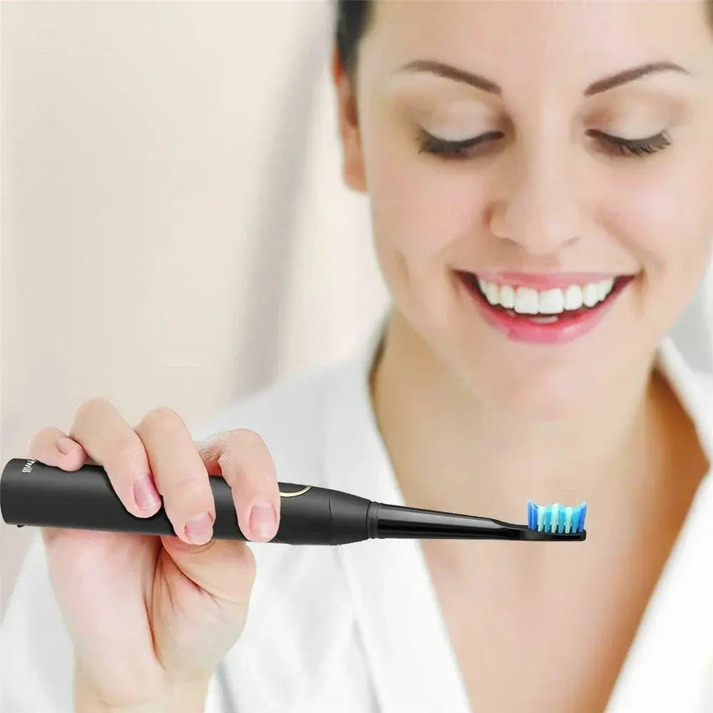 Fairywill Electric Sonic Toothbrush 5 Modes Replacement Heads Waterproof Travel Case Powerful Cleaning Soft Heads Toothbrush Set, Ships From - spain - MaJuah