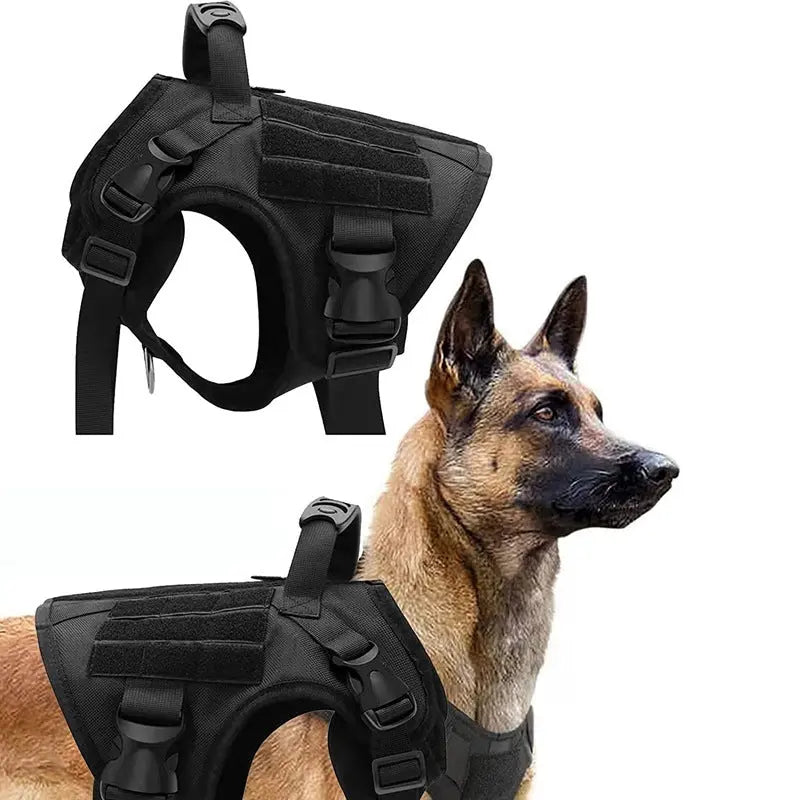 Vest Nylon Water Repellent Tactical Training German Shepherd Dog Chest Strap Explosion-proof - MaJuah
