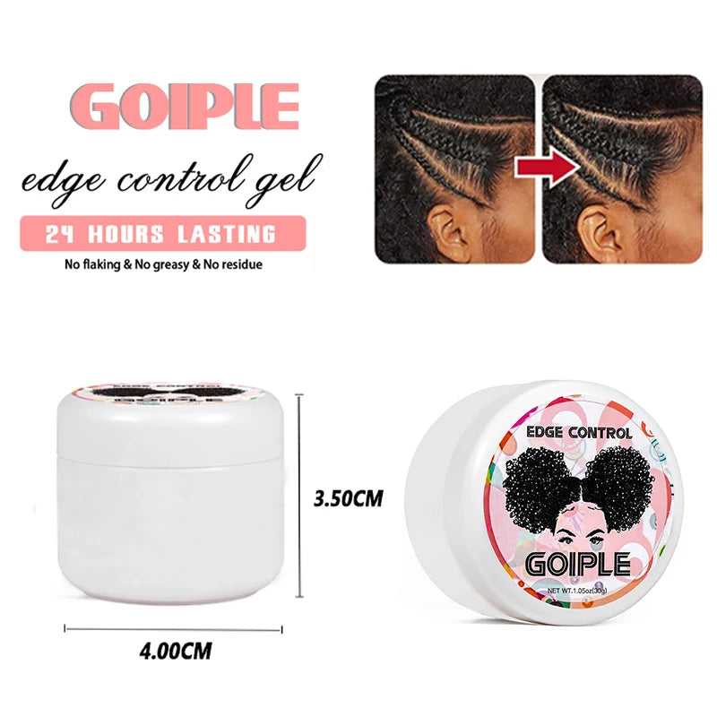 GOIPLE 75g Hair Wax Stick for Wig Long-Lasting Strong 24 Hour Hold Styling Edge Control for Slick Broken Fly Away Elastic Band