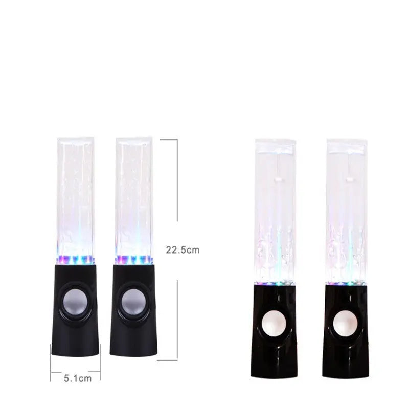 Wireless Dancing Water Speaker LED Light Fountain Speaker Home Party - MaJuah