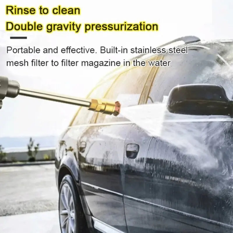 High-power car wash water gun car wireless lithium battery for home and car dual-use models of high-pressure wireless car washer
